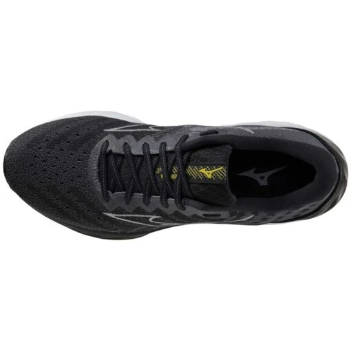 Mizuno Men's Wave Inspire 19 SSW Running Shoe- Black/Nimbus Cloud- Regular (D) - Image 7