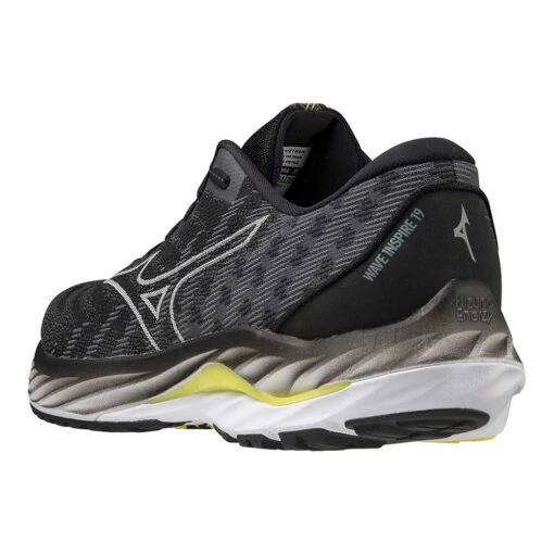 Mizuno Men's Wave Inspire 19 SSW Running Shoe- Black/Nimbus Cloud- Regular (D) - Image 6