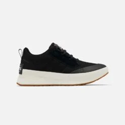 Sorel Women's Out N About III Low Sneaker Waterproof - Black/Sea Salt- Regular (B)
