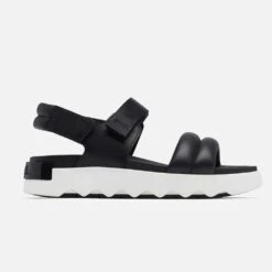 Sorel Women's Viibe Sandal - Black/Sea Salt- Regular (B)