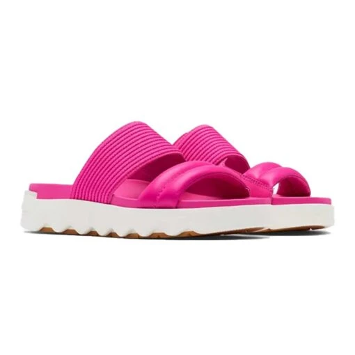 Sorel Women's Viibe Slide - Fuchsia Fizz/Sea Salt -Regular (B) - Image 2