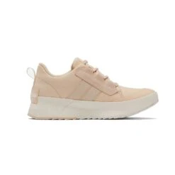 Sorel Women's Out N About III Low Sneaker Canvas WP - White Peach/Chalk - Regular (B)