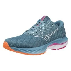 Mizuno Women's Wave Inspire 19 Running Shoe- Provincial Blue/White- Regular (B) -Sneakers Shop 411398 5B00 07