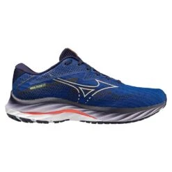 Mizuno Men's Wave Rider 27 Running Shoe - Surf The Web/White - Regular (D) -Sneakers Shop 411415 5E00 06