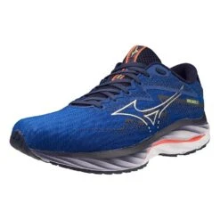 Mizuno Men's Wave Rider 27 Running Shoe - Surf The Web/White - Regular (D) -Sneakers Shop 411415 5E00 07