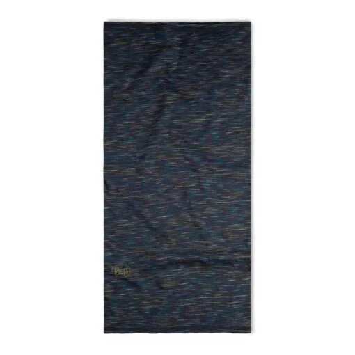 Merino Lightweight Multifunctional Neckwear - Denim Multi Stripes - Image 2