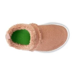 OOfos Women's OOcoozie Low Shoe Recovery Shoe - White/Chestnut -Sneakers Shop 5074WHTCHEST shot6
