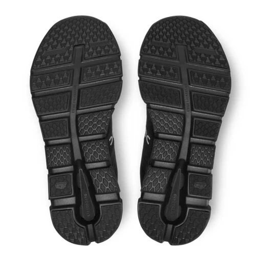 On Running Women's Cloudrunner Waterproof Running Shoe - Black - Regular (B) - Image 6