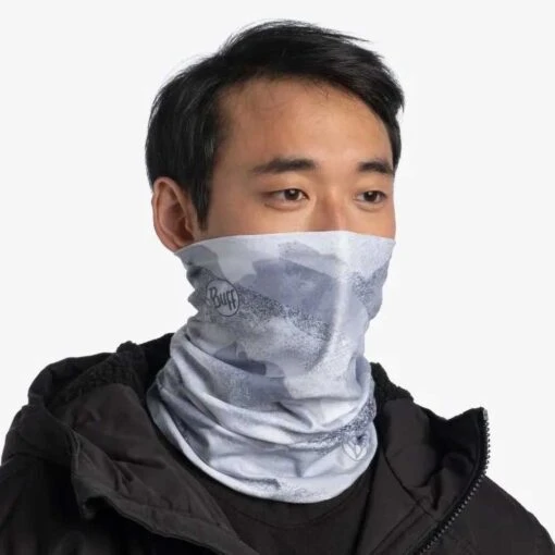 Buff ThermoNet Multifunctional Neckwear - Cosmos Fog Grey - Image 2