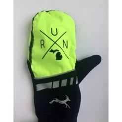RunXmitten Technical Converter Mitten & Glove - Hi Viz Yellow -Sneakers Shop 9073RUNX BLKYEL 4