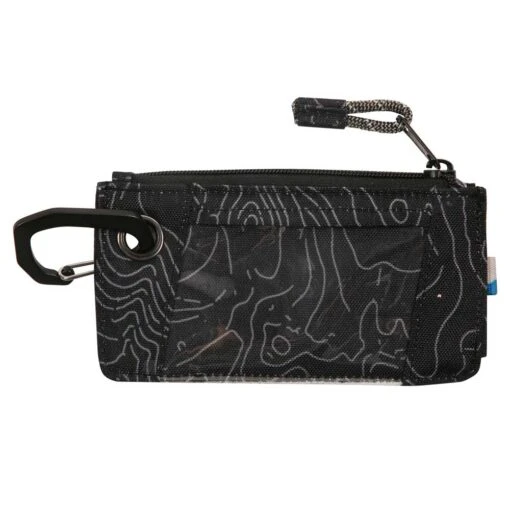KAVU Clipper Card Case - Black Topo - Image 2
