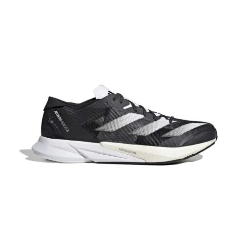 ADIDAS Men'sAdizero Adios 8 Running Shoe - Carbon/FTW White/Cblack - Regular (D) -Sneakers Shop ADIZERO ADIOS 8 M Grey ID6902 01 standard