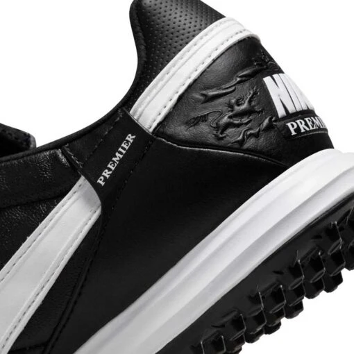 Nike Unisex Premier III TF Soccer Shoe - Black/White - Image 7