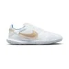 Unisex Nike Streetgato IC Soccer Shoes- White/Metallic Gold/Hyper Royal - Regular (D) -Sneakers Shop AURORA DC8466 174 PHSRH000 2000