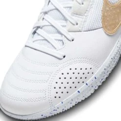 Unisex Nike Streetgato IC Soccer Shoes- White/Metallic Gold/Hyper Royal - Regular (D) -Sneakers Shop AURORA DC8466 174 PHSYD001 2000