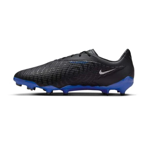 Nike Phantom GX Academy MG Soccer Cleat - Black/Chrome-Hyper Royal- Regular (D) - Image 3