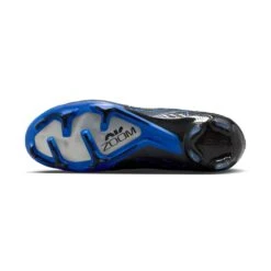 Nike Zoom Mercurial Vapor 15 Elite FG Soccer Cleat- Black/Chrome-Hyper Blue- Regular (D) -Sneakers Shop AURORA DJ4978 040 PHSUH000 2000