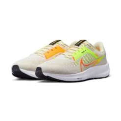Nike Men's Air Zoom Pegasus 40 Running Shoe- White/Multi Color/Coconut - Regular (D) -Sneakers Shop AURORA DV3853 101 PHCFH001 2000