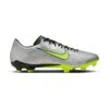 Unisex Nike Zoom Mercurial Vapor 15 Academy XXV MG Soccer Cleats - Metallic Silver/Volt - Regular (D) -Sneakers Shop AURORA FB8399 060 PHSRH000 2000