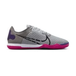 Unisex Nike React Gato IC Soccer Shoe- Lt Smoke Grey/Black
