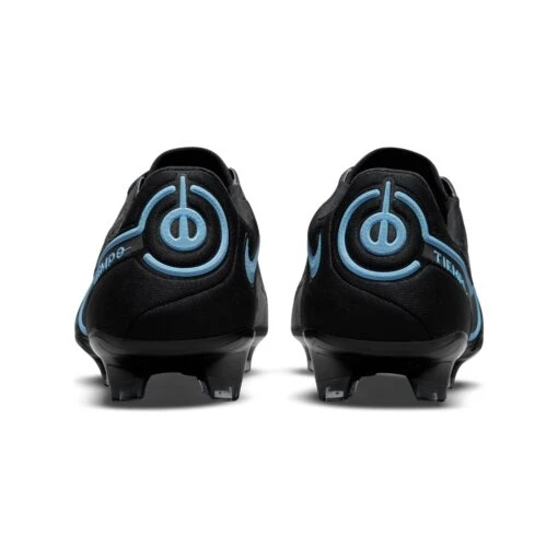 Nike Unisex Tiempo Legend 9 Elite FG Soccer Shoe - Black/Iron Grey - Image 5