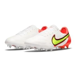 Nike Unisex Tiempo Legend 9 Elite FG Soccer Shoe - White/Volt/Bright Crimson - Regular (D) -Sneakers Shop CZ8482 176 PHCFH001 2000