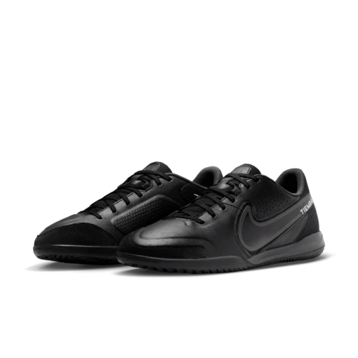Nike Unisex Tiempo Legend 9 Academy IC Soccer Shoe - Black/Dark Smoke - Regular (D) - Image 5