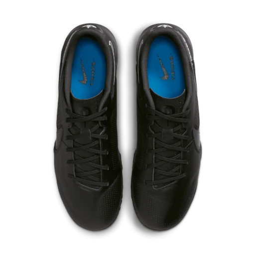 Nike Unisex Tiempo Legend 9 Academy TF Soccer Shoe - Black/Dark Smoke - Regular (D) - Image 7