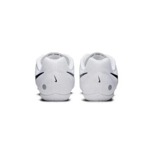 Unisex Nike Zoom Rival Multi Track Spike - White/Black/Metallic Silver - Regular (D) - Image 6