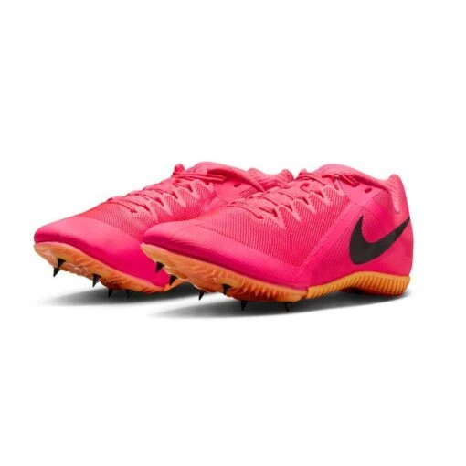 Unisex Nike Zoom Rival Multi Track Spike - Hyper Pink/Black/Laser Orange - Regular (D) - Image 4