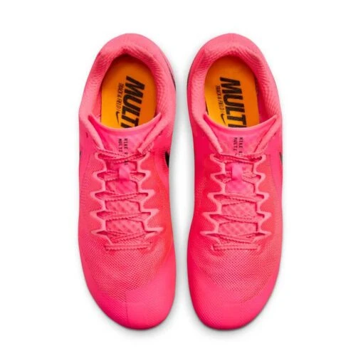 Unisex Nike Zoom Rival Multi Track Spike - Hyper Pink/Black/Laser Orange - Regular (D) - Image 5