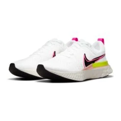 Nike Men's React Infinity Run FlyKnit 2 - White/Black/Sail/Pink Blast - Regular (D) -Sneakers Shop DJ5395 100 PHCFH001 2000 2485b2ad 5380 42c4 9a9b 2aa41e4c822b