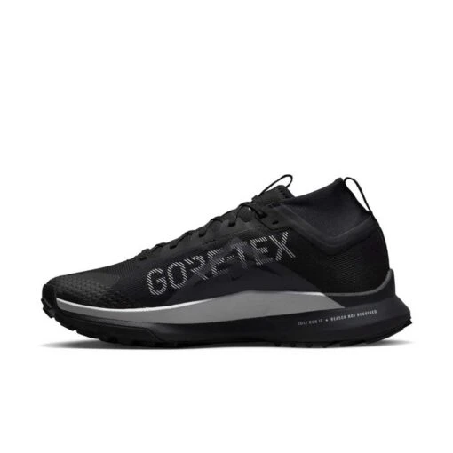 Nike Men's Pegasus Trail 4 GoreTex Running Shoe - Black/Wolf Grey- Regular (D) - Image 2