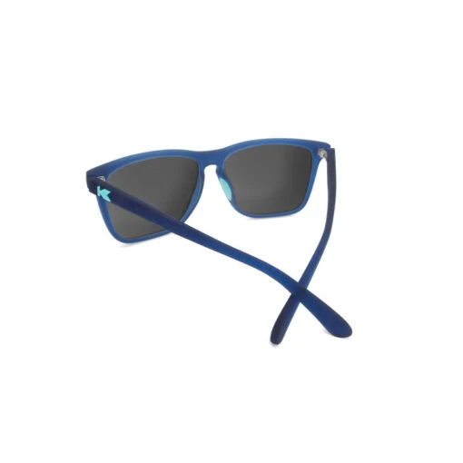 Fast Lanes Sport Sunglasses- Rubberized Navy/Mint - Image 4
