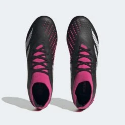 ADIDAS Unisex Predator Accuracy 2 FG Soccer Shoe - Core Black/Ftwr White/Team Shock Pink 2 - Regular (D) -Sneakers Shop GW4586 upper