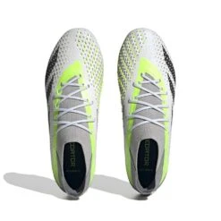 Unisex Adidas Predator Accuracy.1 FG Soccer Shoes - Ftwwht,Cblack,Luclem - Regular (D) -Sneakers Shop GZ0035 2 FOOTWEAR Photography Top Portrait View white 30155
