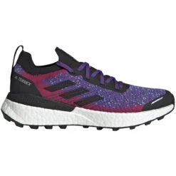 ADIDAS Women's Terrex Two Ultra Primeblue Trail Running Shoe - Scarlet/Core Black/Hazy Sky - Regular (B)