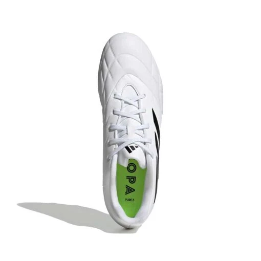 Unisex Adidas Copa Pure.3 FG Soccer Shoe - Ftwwht,Cblack,Luclem - Regular (D) - Image 6