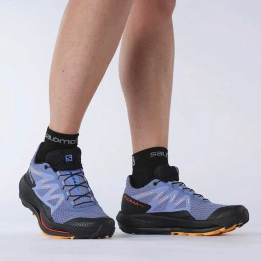 Salomon Women's Pulsar Trail Shoe- Velvet Morning- Regular (B) - Image 3