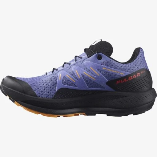 Salomon Women's Pulsar Trail Shoe- Velvet Morning- Regular (B) - Image 5