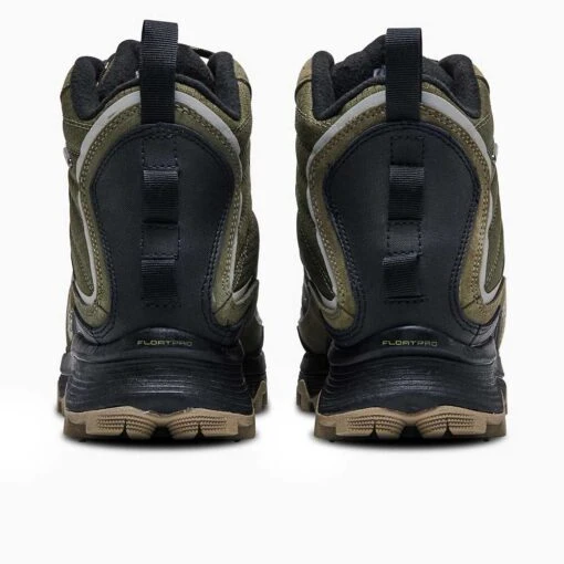 Merrell Men's Moab Speed Thermo Mid Waterproof Hiking Boot - Olive - Regular (D) - Image 3