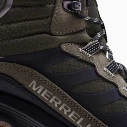 Merrell Men's Moab Speed Thermo Mid Waterproof Hiking Boot - Olive - Regular (D) -Sneakers Shop MRLM J066915 021621 S21 008 1
