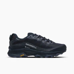 Merrell Men's Moab Speed GoreTEX Hiking Shoe - Black/Asphalt - Regular (D)