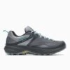 Merrell Women's MQM 3 Trail Running Shoe - Charcoal/Teal- Regular (B) -Sneakers Shop MRLW J135534 032221 S22 000