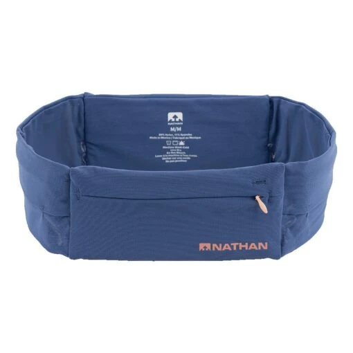Nathan The Zipster Lite Training Waist Belt - True Navy/Rose Gold