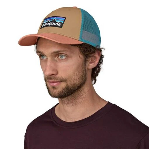 Patagonia Unisex P-6 Logo LoPro Trucker Hat - Grayling Brown - Image 2