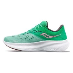 Saucony Women's Ride 16 Running Shoe - Sprig/Peony - Regular (B) -Sneakers Shop S10830 25 2