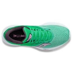 Saucony Women's Ride 16 Running Shoe - Sprig/Peony - Regular (B) -Sneakers Shop S10830 25 3