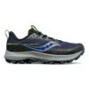 Saucony Women's Peregrine 13 Trail Running Shoe - Night/Fossil - Regular (B) -Sneakers Shop S10838 15 1