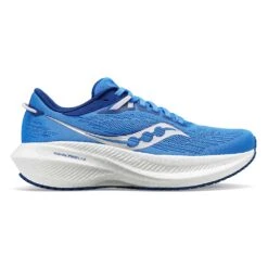 Saucony Women's Triumph 21 Running Shoe - Bluelight/Mauve - Regular (B)